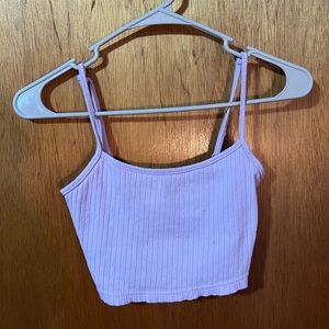 Lavendar crop top